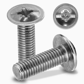 Pack of 25 Furniture Screws M4 - Rustproof - Furniture Handle Screws for Furniture Handles (M4x10)