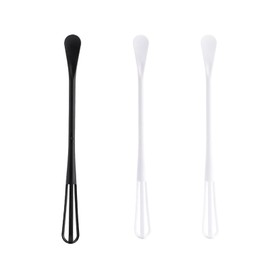 3Pack Tiny Whisk Multifunctional Mini Whisk Set Mini Spoon and Small Whisks for Cooking Silicone Coated Wired and Plastic Miniature Whisks for Blending Whisking Beating Ingredients