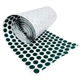 National Artcraft Dark Green 3/8" Felt Pads with Adhesive Back