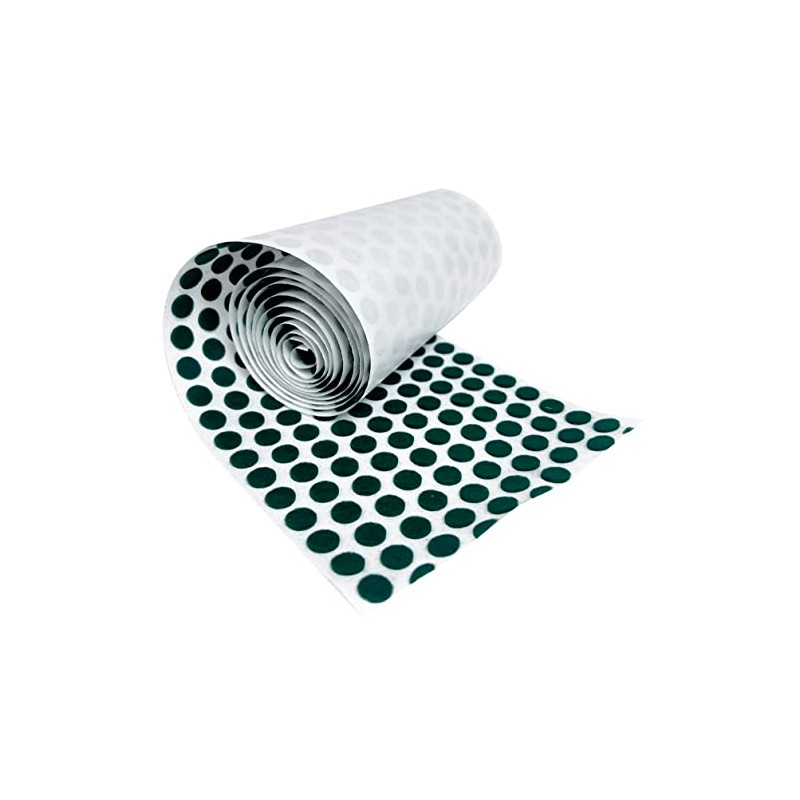 National Artcraft Dark Green 3/8" Felt Pads with Adhesive Back