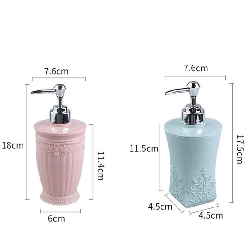 Fenteer Soap Dispenser Plastic 400ml, Refillable Liquid Hand Soap Dispenser
