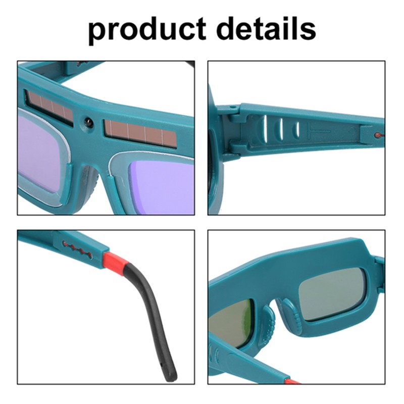 Solar Energy Auto Darkening Welding Glasses Argon Arc Welding Electric