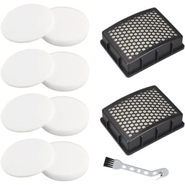 Filtros lavables de espuma y fieltro para aspiradoras verticales KENMORE 4080DU4080, DU2012, DU2015, K4010, DU4399, DU5080, DU5092, filtros HEPA, espuma y pantallas de fieltro, cepillo de limpieza