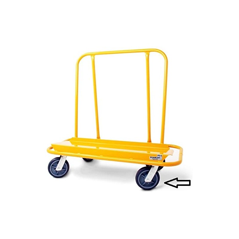Drywall & Sheetrock Dolly Polyurethane Wheels with Axles Set of