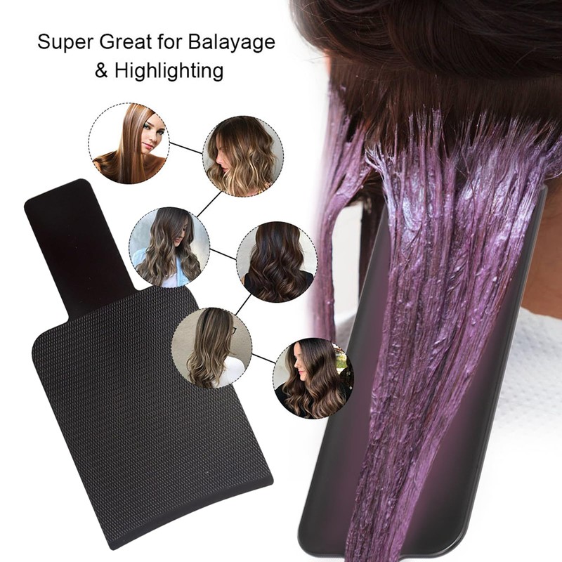 3Pcs Lightweight Board Hair Highlighting Tools Useful Paddle Highlighting Brush