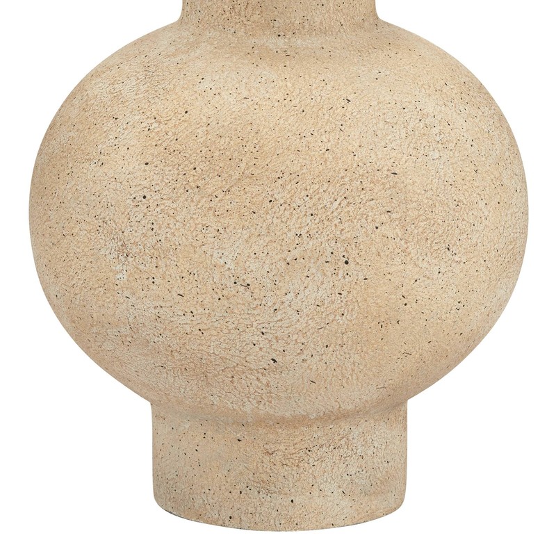 360 Lighting Sandstone Gourd 27" Tall Farmhouse Rustic Modern Coastal