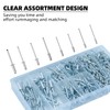 CCLIFE 420-Piece Aluminium Blind Rivets Assortment Pop Rivets Set Pop