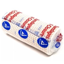 Dynarex Tan Elastic Bandages with Self Closure, 4" x 5 yds