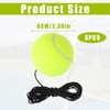 Pack of 3 Tennis Balls with Cord, Tennis Trainer, Tennis