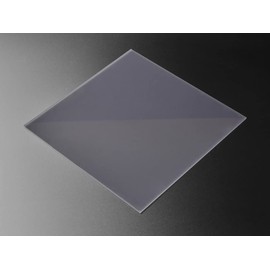Black LED Diffusion Acrylic Plate 12 x 12 Inches - 0.1 Inches / 2.6 mm Thick