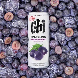 CHI FOREST Grape Delight sparkling water, 0 Sugar 0 Carolies, 11.16 fl oz* 24
