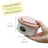 Sweet Paws Travel Hero 3-in-1 Portable Pet Food Container, Silicone