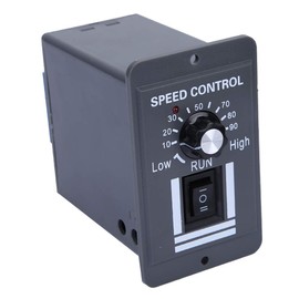 Richer-R DC 12-60V 40A PWM Brush Motor Speed Controller, CW/CCW Reversible Switch, Forward/Reverse Rotation Control and Stop