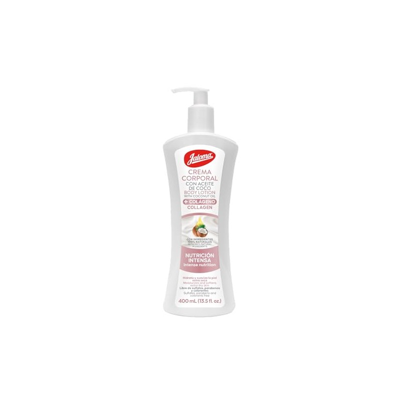 Jaloma | Crema Corporal de Coco + Colágeno, Nutrición Intensiva,