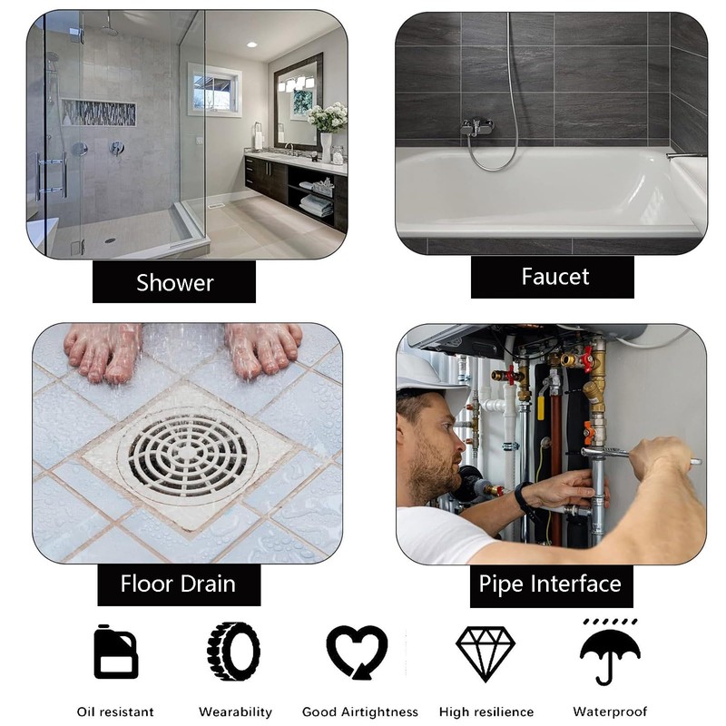 TA-VIGOR 5Pcs Nitrile Rubber O-Rings, 110mm OD 100mm ID 5mm