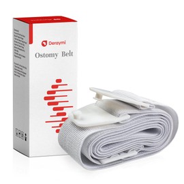 DERAYMI Ostomy Belt, Securely Holds Ostomy Pouch in Place, Washable Elastic Material, Adjustable and Comfortable for Colostomy Bags