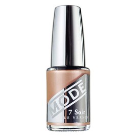MODE Pearly Beige Frosty Champagne Pearl Nail Polsh SLIP INTO NUDE Long Lasting Nail Lacquer Color, Chip Resistant Strength, Nourishing Natural Nail Care Protection, Made in NY USA
