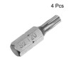 sourcing map Torx Bits 1/4 Inch Hex Shank 25 mm