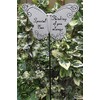 Memorial Butterfly Special Nan on Stick , Put By Grave