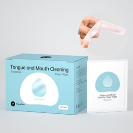 Unflavoured Disposable Adult Finger Toothbrushes (Pack of 60) | For Deep Cleaning of Teeth and Gums | Practical Cleaning Wipes without Taste