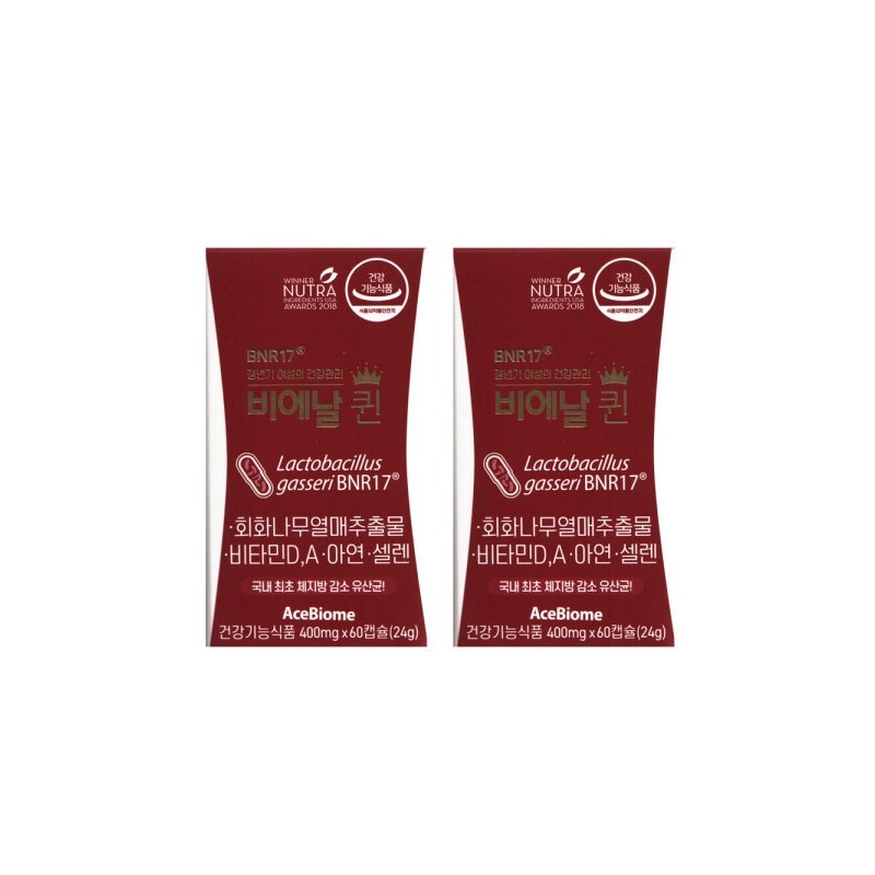 Bienal Queen BNR17 Menopausal Probiotics 400mg x 60 Capsules (2