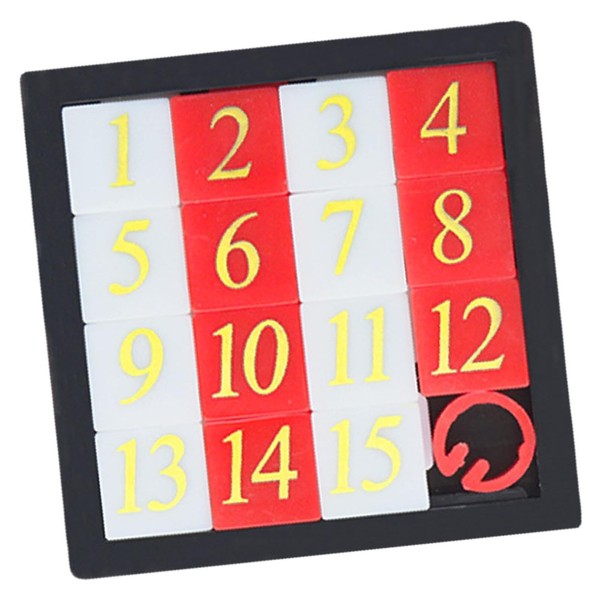 Perfeclan Number Sliding Puzzle Learning Tool Toy Portable Educational Activities