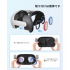 Maecker 度付きレンズ（右側の青、-2.5）Meta Quest 3用の度付きレンズ Quest 3に適用するレンズ度付き 軽量磁気ABSフレーム メタクエスト 3用のブルーライトブロッキングレンズ