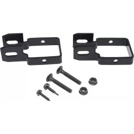 Unbranded 2" Square Steel Fence Brackets with Screws and Bolts - Fence Railing Brackets