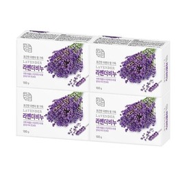 Hand wash soap body wash lavender 4 packs - Lavender soap 4 packs / 핸드 세안 비누 바디 세수 라벤더 4개입 - 라벤더비누4개입