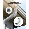 VEVOR Downspout Gutter Elbow, fits 3x4 Inch Style A L-Shaped,