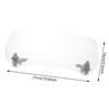 Universal Motorcycle Modified Windscreen Windshield Spoiler Air Deflector Transparent