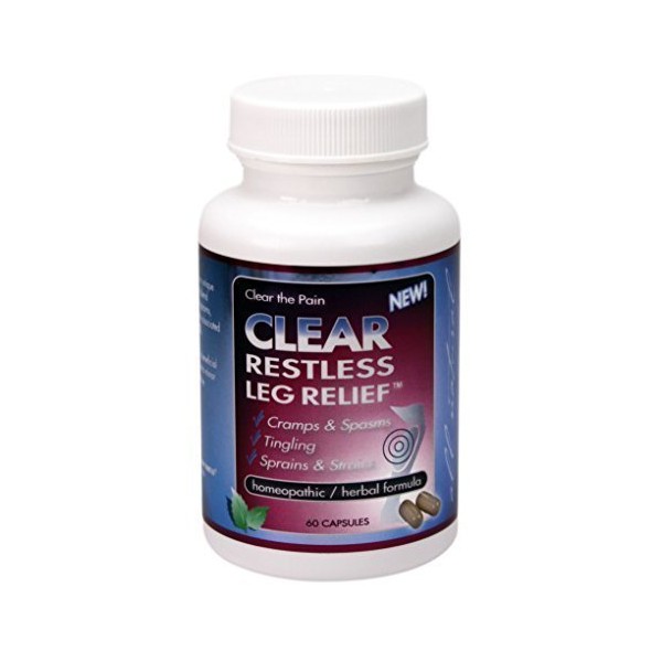 CLEAR Restless Leg Relief, 60 CAP, 2 Pack