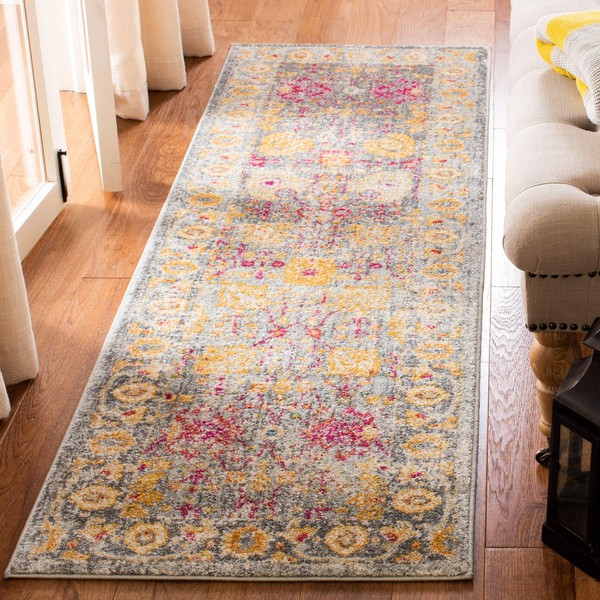 Safavieh Granada Collection GRA350B Boho Chic Distressed Runner, 2'2" x