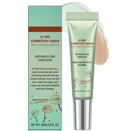 CC Cream Colour Correcting with SPF 25, Lightweight Hydrating Foundation, Evens Skin Tone & Refines Texture, 15ml/0.5fl.oz, Moisturizing Concealer & Pre-makeup Primer for All Skin Types