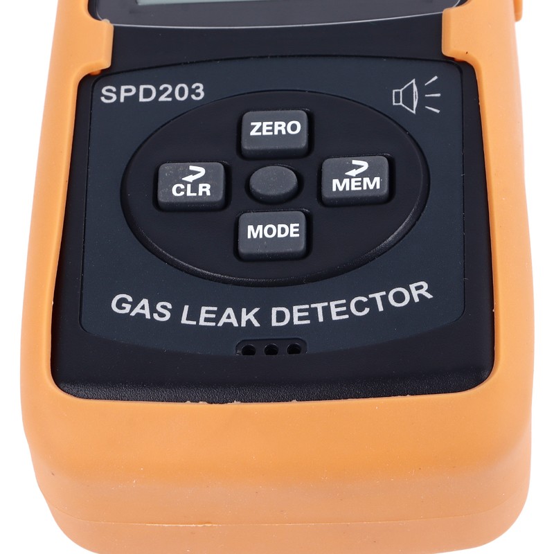 Combustible Gas Leak Detector LCD Digital Gas Leakage Audible Visual