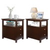 SEGAWE 2 PCS Living Room End Table Sofa Side Table