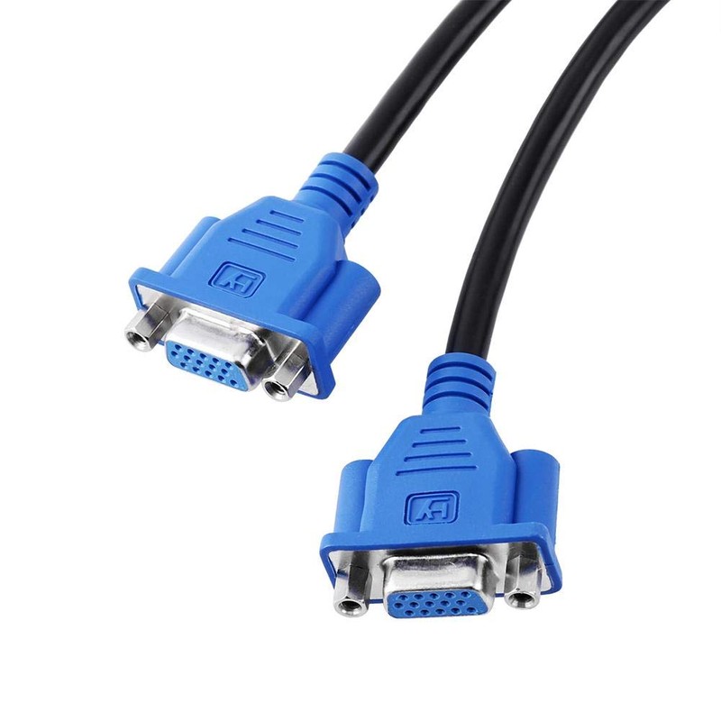 Cable De Conexión VGA Splitter Adapter Cable, 25cm Pure Copper