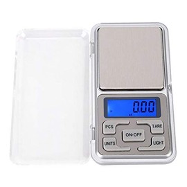 500g 0.1g Mini balanza de bolsillo portátil Báscula electrónica digital de alimentos con luz de fondo Básculas de cocina de alta precisión Báscula de pesaje de alimentos con temporizador