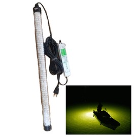 Fire Water Marine 120W 110V 10,000 Lumen MAXX LED Green Underwater Submersible Night Fishing Light Crappie Dock Peer (White)