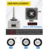 LTONXEN D3S HID Headlight Bulbs, 6000K Diamond White Xenon HID