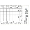 Niigata Seiki SK CAGS-15KD Acrylic Square Ruler, Made in Japan,
