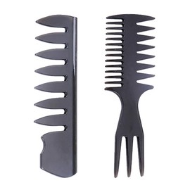Wide Tooth Comb, Anti-Static Hair Combs Mens Comb Set Hair Comb Professional Shaping & Wet Pick Comb Set for Long Curly/Thick Hair