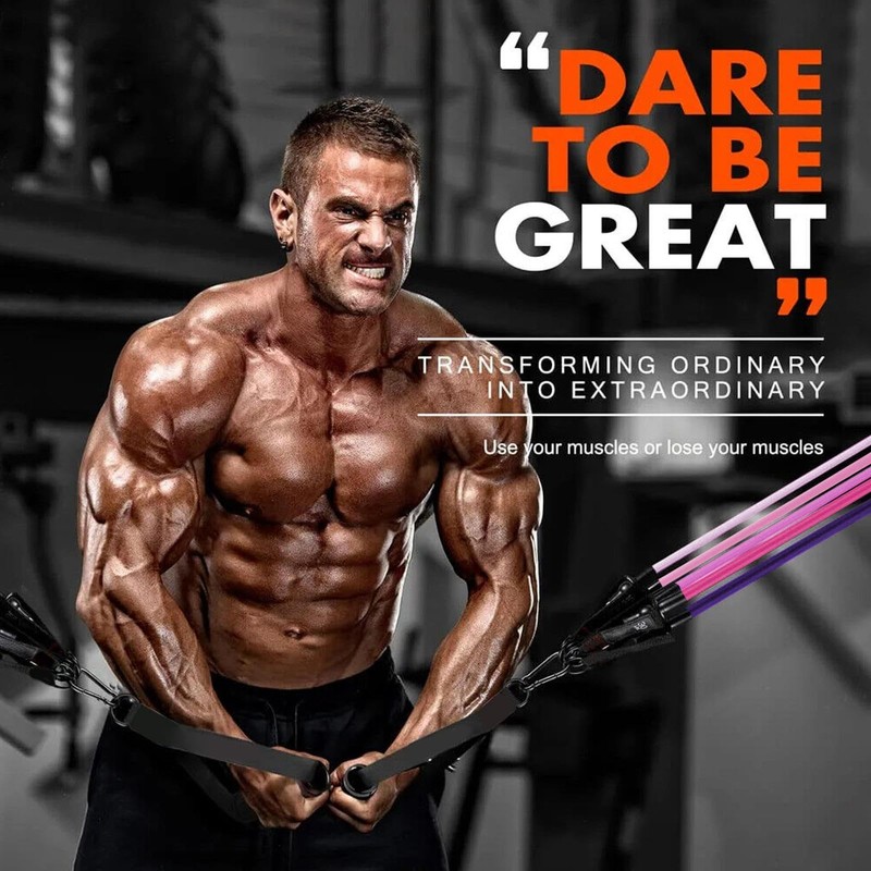 Maciun Workout Bands Set, Exercise Bands Set | 11 Workout