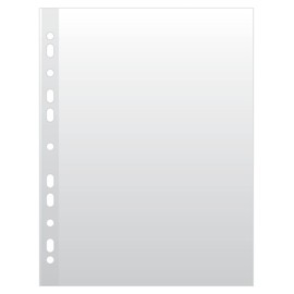 DONAU DONAU 1772100PL-00 Prospekthüllen, PP, A4, glasklar, 50μm, 100 Stück