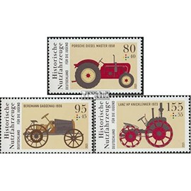 Prophila Collection BRD (BR.Deutschland) 3618-3620 (Complete Edition) Mint NH 2021 Historical Tractors (Stamps for Collectors) Wine / Agriculture