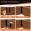 2x8 Joist Hangers, 8 Pcs Hurricane Ties for Rafters Tie