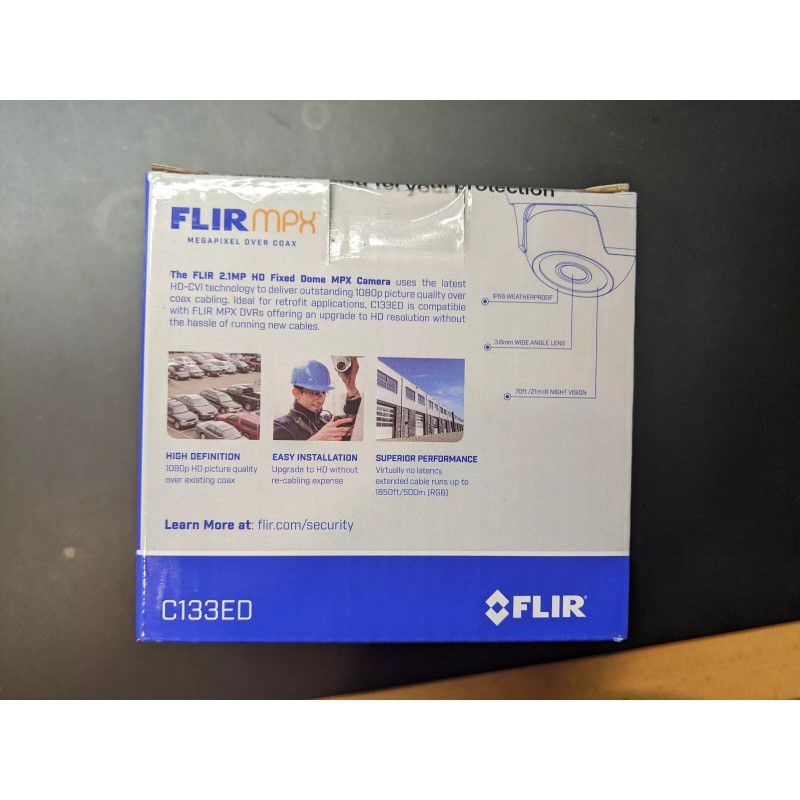 FLIR MPX Outdoor Camera C133ED 2.1MP 1080P HD 3.6mm (NEW