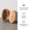 Diane Reinforced Boar Bristle Military Wave Brush for Men and