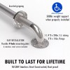 Ameriluck 1-1/4 x 12 inches Decorative ADA Stainless Steel Shower