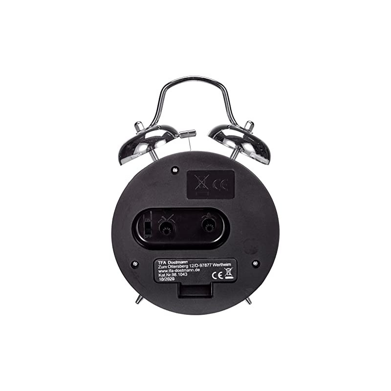 TFA 'Nostalgie' (Nostalgia) 98.1043 Electronic Alarm Clock